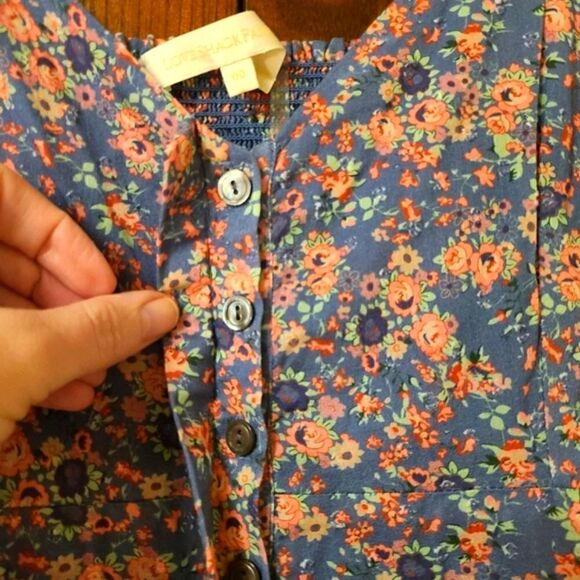 LoveShackFancy Lucy Romper Beach Blue - Picture 9 of 15